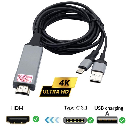Usb typ auf - usb, hdmi