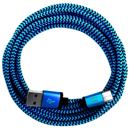 Nylon usb c - 2x, 3m